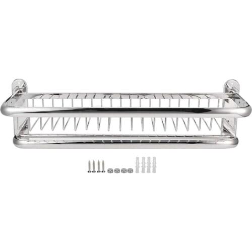 304 Stainless Steel Bath Towel Rack Mesh Towel Rack Bathroom Shelf Bathroom Suitable for Home Hotel Use