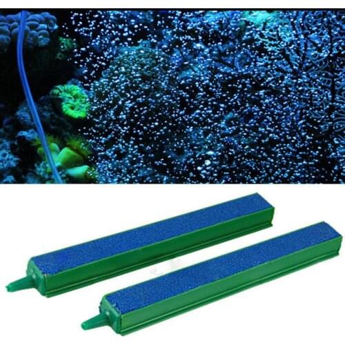 4 Size Fish Tank Air Pump Sand Stone Aquarium Aeration Pump Fresh Air Stone Bubble Bar Aquarium Fish Tank Decorative Gas Strip