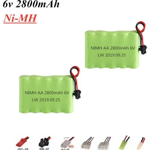 6V 2800mAh For Remote Control Toys Electric toy security facilities electric toy AA battery 6v 2800mah NIMH battery group