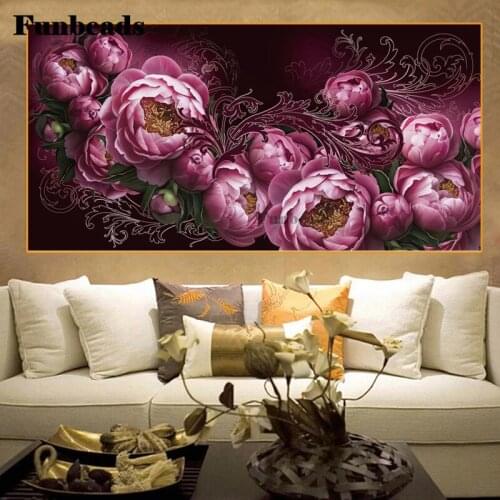 Diamond Painting Golden Mandala and Rose Flower Full Square Round Mosaic 5D Diy Diamond Embroidery Cross Stitch Home Decor FF553