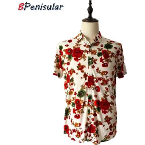 Мужские пляжные (гавайские) рубашки BPenisular China At AliExpress