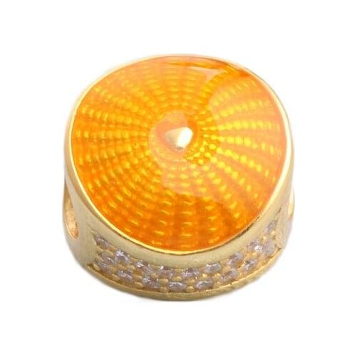 Authentic 925 Sterling Silver Shining Bright sunshine bracelet beads Fit Original Charms Bracelet Necklace