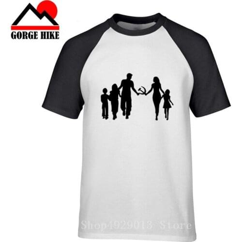 CCCP Russian Flag T Shirts Men USSR Soviet Family anniversary Union Man T-shirt Moscow Russia Mens Tees Cotton O Neck Tops Tee