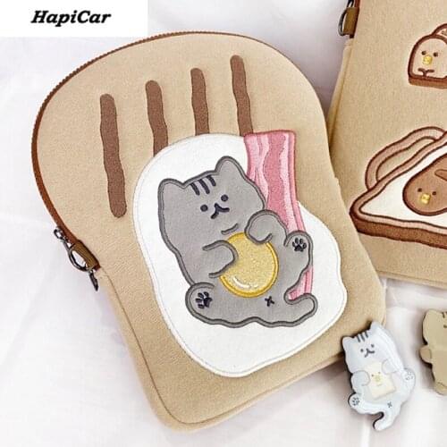 Pouch for iPad 9.7 10.2 11inch Cartoon Sleeve for iPad pro 12.9inch Cat Pattern Ins Fashion Style for Girl Cute Bag New Style