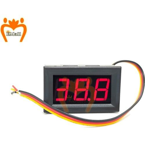 0.56 inch DC Power Meter DC 0-200V Digital Voltmeter Voltimetro LED Volt Meter Voltage Tester Doctor Detector 6V 12V 24V 110V