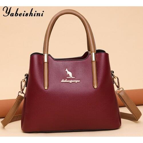 Genuine Leather Ladies Bags Luxury Handbags Women Designer Brand High Quality Shoulder Bag Large Capacity Bags for Women 2021