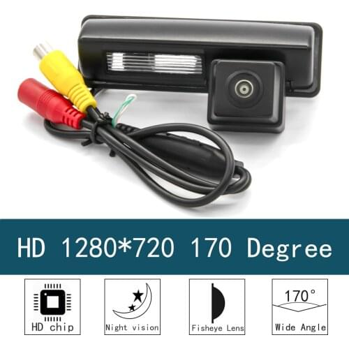 HD 1280*720 Fisheye 170 Degree Car Reversing Rear View Camera For Mitsubishi Pajero Sport PB/PC 2008~2016