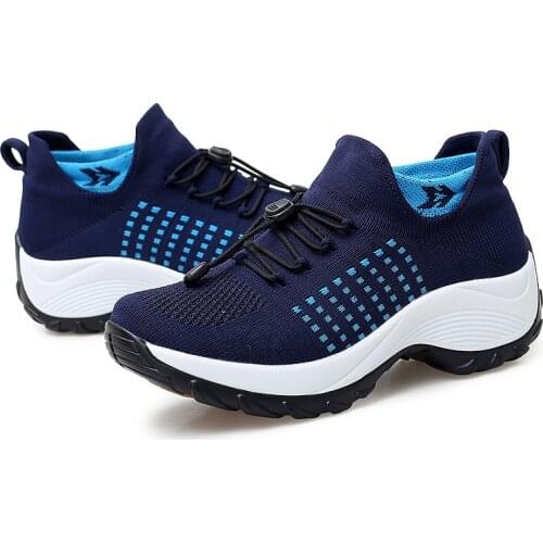 Classic Women Flat Platform Shoes Woman Sneakers for Women Breathable Mesh Tenis Ladies Shoes for Sock Sneakers Zapatillas Mujer