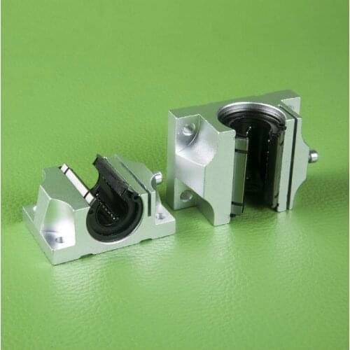2pcs TBR20UU Linear TBR Bearing block 20mm Support Block for CNC router