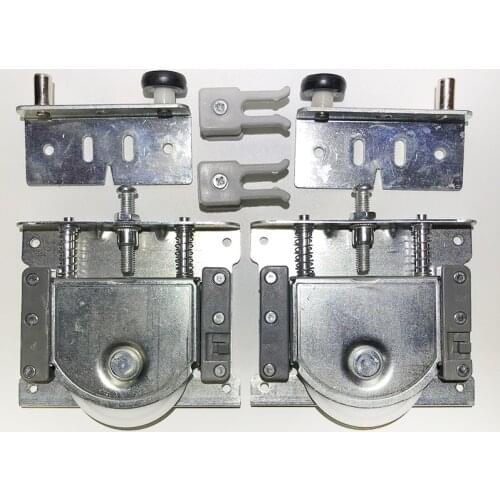 Furniture Hardware parts heavy duty wheel roller for closet sliding Door Wheel (left and right)