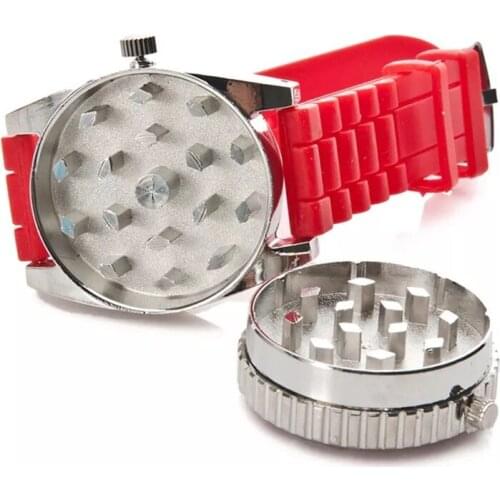 New Cigarette Grinder Men Watch Herb Spice Tobacco Grinder Cigarette Crusher