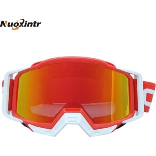 Nuoxintr MX Goggles Motocross Glasses Helmet Motorcycle Goggles Mask ATV Dirt Bike Moto Ski outdoor Sports Racing Scooter