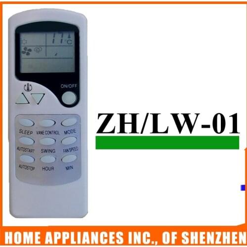 ZH/LW-01 ELGIN Split And Portable Air Conditioner Remote Control