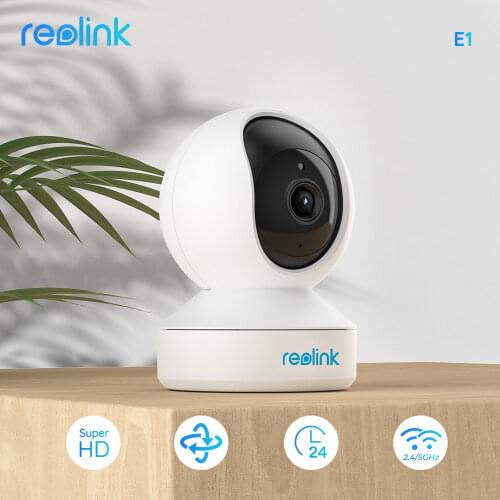 Reolink 3MP indoor ip camera WiFi Pan&Tilt 2-way audio remote access SD card slot E1