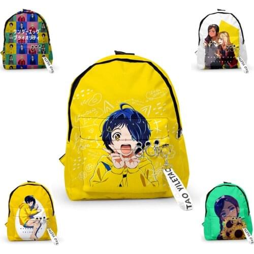WONDER EGG PRIORITY Ohto Ai Bag Schoolbag 3D Printing student Anime Backpack For Men Women