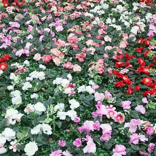 DIY Custom Artificial Wedding Flower Wall Backdrop Arrangement Supplies Silk Rose Peony Fake Flowers Row Decoration for Arch