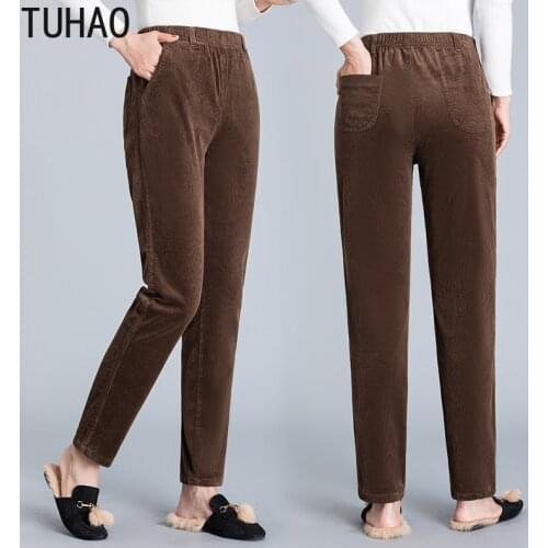 Женские вельветовые брюки TUHAO China At AliExpress