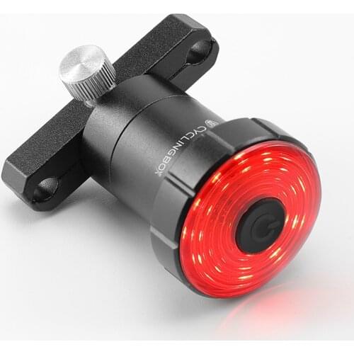 Bike Lights Intelligent Brake Induction Taillight Road Bike Mountain Bike Bicycle Light USB Rechargeable Rear Lamp Warning Light