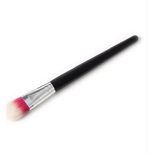 1 Pc Makeup Brush Foundation Brush Peak Wooden Handle Makeup Tool