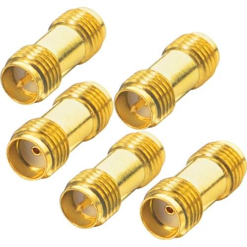 10 pieces/lot) Goldplated SMA Jack Female to RP SMA Female Plug SMA Adapter Connector
