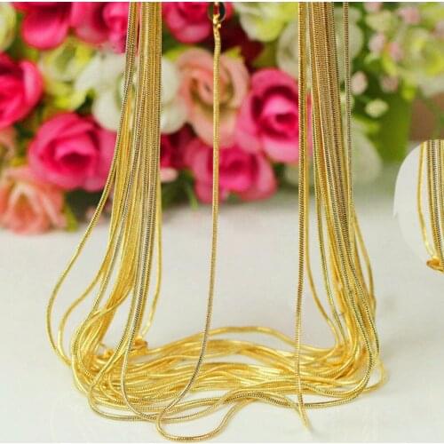 16-28 inch Hip Hop Men Snake Chain Necklace Punk Party Rock Jewelry Women Long Chain Fashion Trendy Unisex Necklace Accessories