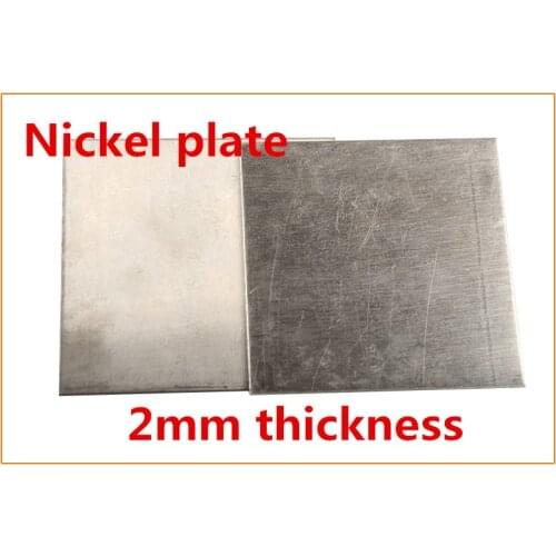 2mm thickness 99.96% Nickel plate N4 N6 Pure nickel plate Electroplating anode Nickel board Nickel sheet