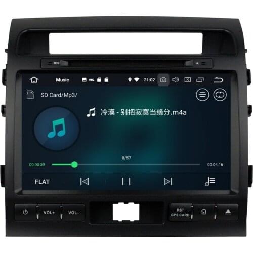 9" Android 8.0 Car DVD Stereo Radio GPS Multimedia for Toyota Land Cruiser 2008 2009 2010 2011 2012 4GB RAM Bluetooth WIFI USB