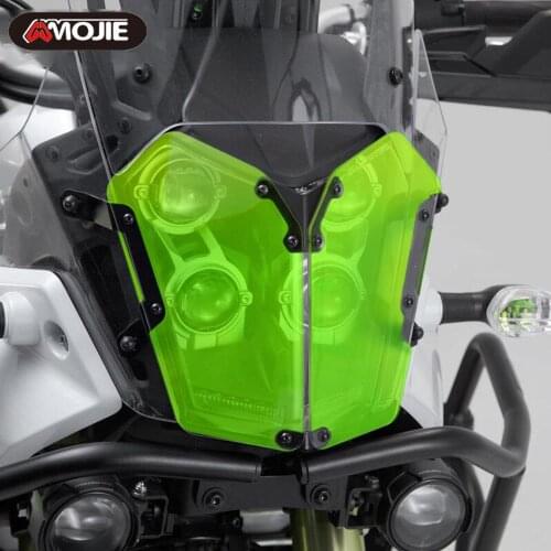 For YAMAHA TENERE 700 2019 2020 2021 Motorcycle Accessories Headlight Guard Grille Grill Cover Protector Grill Light Lamp Cover