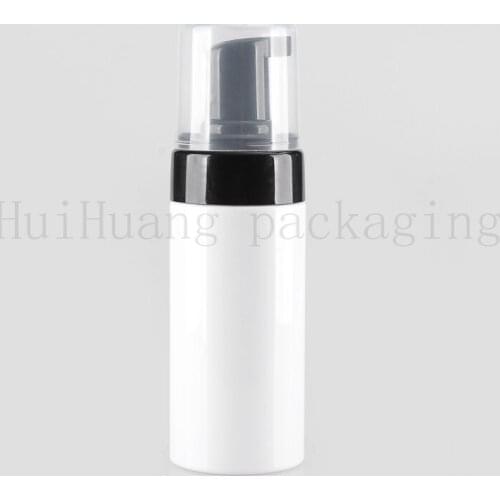 20pc 100ml foaming PET bottle Liquid dispenser with foaming pump 100cc liquid soap Foam Pump transparent plastic cosmetic bottle