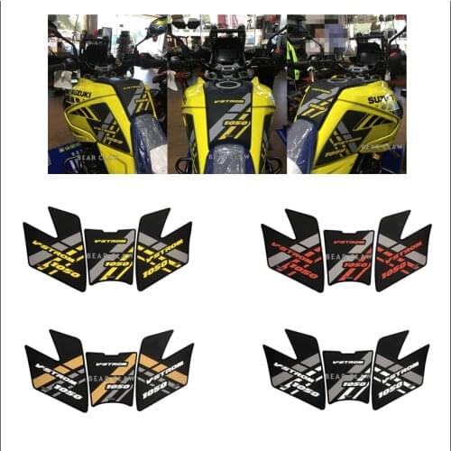 For SUZUKI1050 V-STROM DL1050/XT Anti Slip Traction Tank Pad Motorcycle Accessiores Sticker Knee Protector