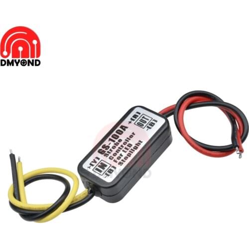 GS-100A Auto Car LED Back Rear Brake Stop Light Lamp Strobe Flash Flashing Controller Box Control Stoplight 5V 12V 24V 48W