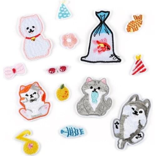 Customized Wholesale Cartoon Animal Cloth Sticker Wholesale Computer Cloth Sticker Ironing Sticker Decorative Accessories