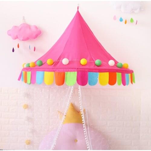 Indoor Semicircle Half Moon Tent For Kids Photography Shooting Bed Room Decoration Reading Corner Childrens Play Game Tents