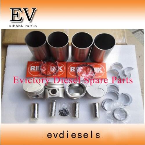 For kubota V1512 rebuild kit piston ring liner gasket bearing set