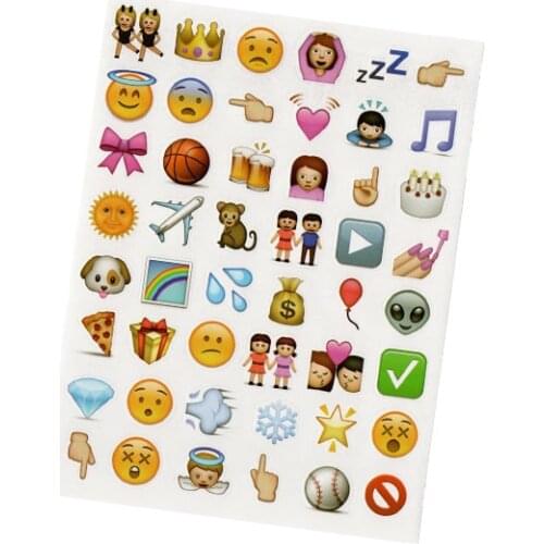 Kawaii Korean Cute Sticker for Kids Children Daily Journal Notebooks Smileys Stationary Office for School 2021 Scrapbooking DIY