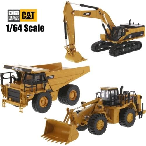 NEW Diecast Masters 1/64 Scale Cat 988H Wheel Loader 775E Truck 385C Hydraulic Excavator Play&collect gift