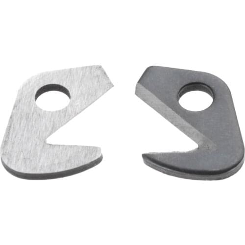 2pcs Trimming Thread Cut Knife Blade 747E Sewing Machine Thread Cutter KS24 747 For SIRUBA 737 747 757 SERIES OVERLOCK 13*10mm