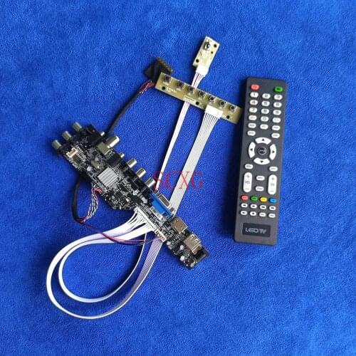 Display drive board Signal digital For B133XTN01.0 B133XTN01.5 LVDS 40-Pin 1366*768 HDMI-compatible DVB VGA USB AV LED/LCD Kit