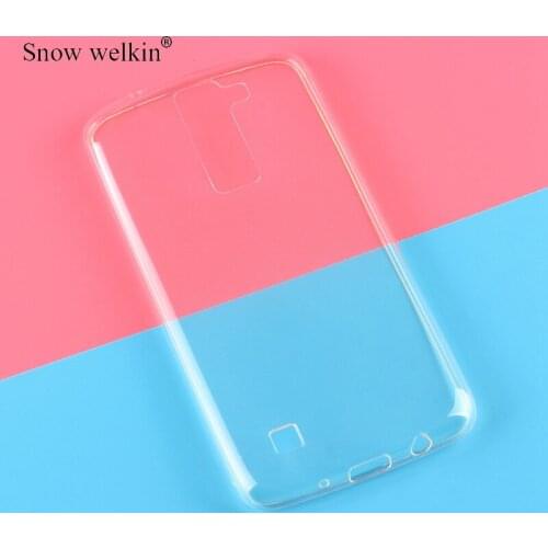 Transparent Silicone Soft TPU Phone Case For LG K8 2016 5.0 INCH Ultra Thin Cases Back Cover