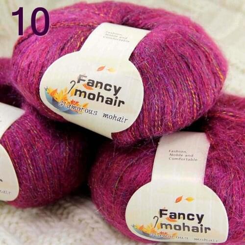 Sale New Soft 3Skeins50g Wrap Shawls Hand Knitting Wool Yarn Womens Cashmere Shawls and Wraps Rainbow Purple 823-10