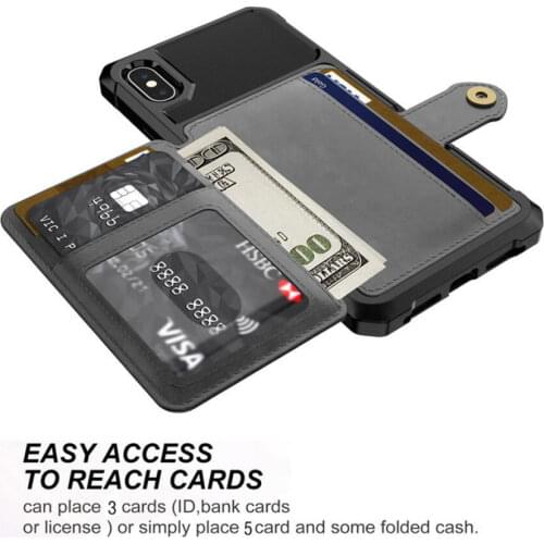 Luxury Detachable Card Magnetic Case For iPhone 11 Pro XR XS MAX X 6s 7 8 Plus PU Leather Flip Wallet Photo Holder Phone Capa