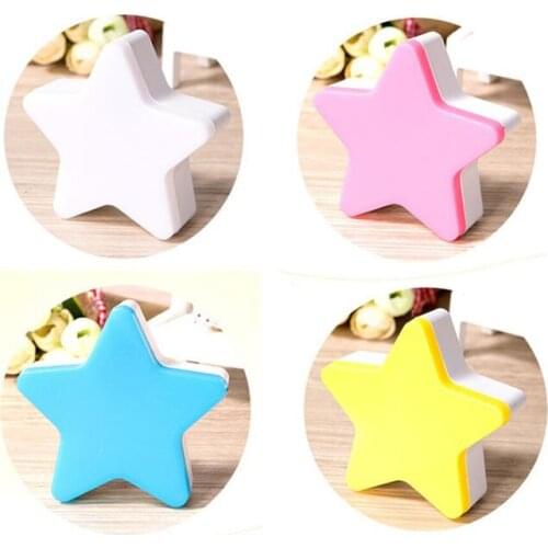 LED Night Light, 1 Pack Light Sensor Control Mini Stars Night Light Baby Sleeping Light for Children Bedroom Bedside Lamp