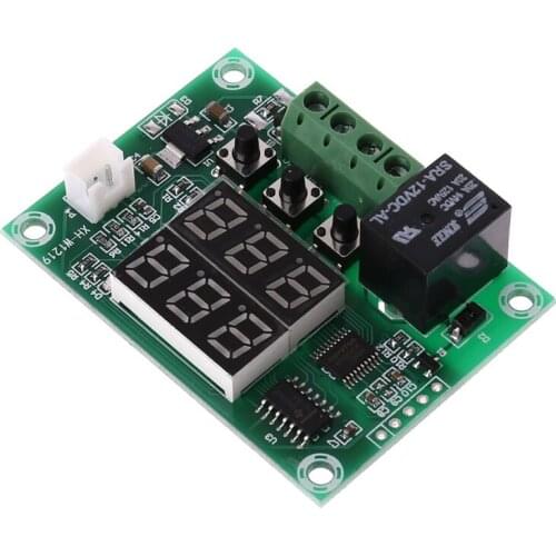 XH-W1219 Dual LED Display Thermostat Temperature Controller Module Sensor DC 12V