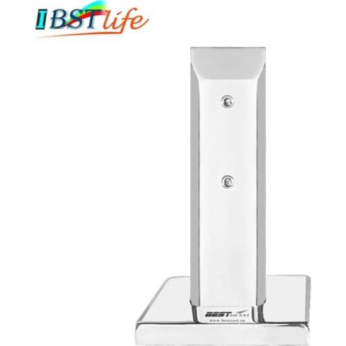 Mirror Polish Duplex 2205 stainless steel square glass pool fence spigots for frameless swimming pool glass clamp balustrade