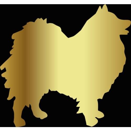 10.2*9.5CM German Spitz Dog Vinyl Decal Waterproof Car Stickers Decals 3D Funny Motorcycle Accessories Truck Car Styling
