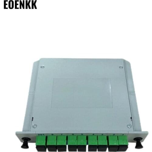 10PCS SC/APC Optical fiber optical splitter 1X8 Plug-in optical branching device multi-specification telecom optical splitter