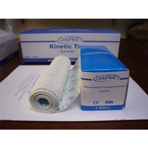 5rolls 15cm*5m waterproof pu film surgical wound dressing Transparent pu tape medical adhesive tape roll