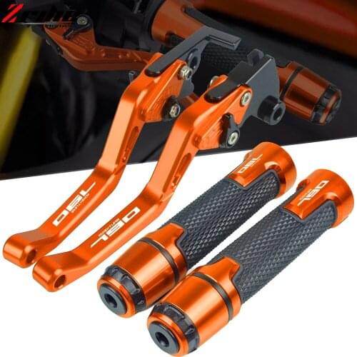 Motorcycle Accessories CNC Brake Clutch Levers Handlebar Grip Handle Hand Grips For 790ADVENTURE/R 790 ADVENTURE 2017 2018 2019