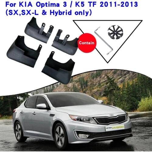 Car Accessories For KIA Optima 3 K5 TF SX SXL Hybrid 2011 2012 2013 Mudguards Splash Guards Fender Mudflaps Car Fender Mud Flaps
