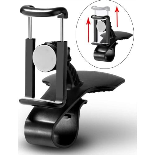 Car Dashboard Clip Phone Holders Mount Stand Universal Mobile Phone GPS Support Clips Bracket 360 Rotatable Car phone holder